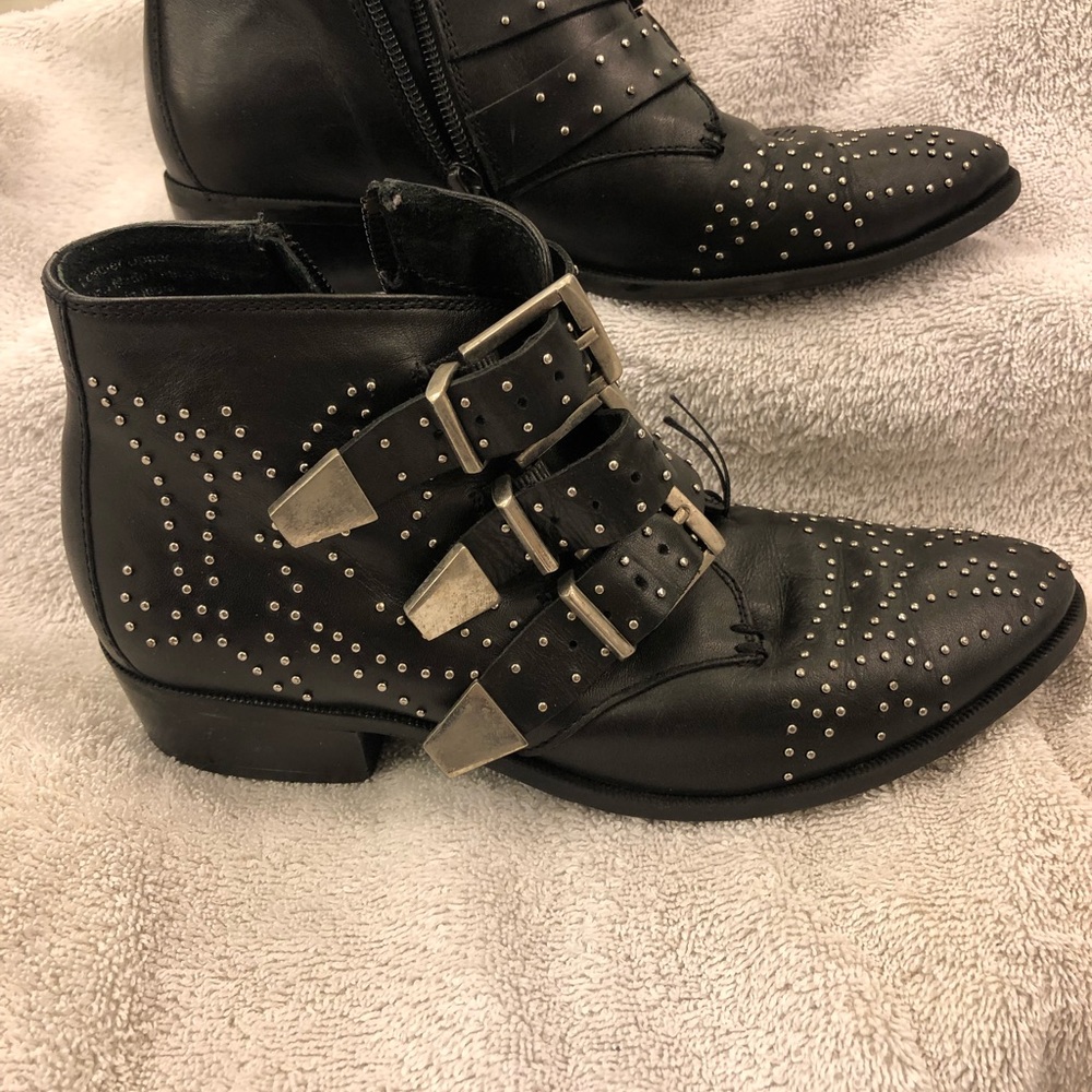 Studded booties